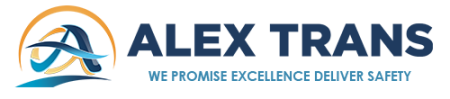 Alex Trans logo - transportation and logistics company Egypt